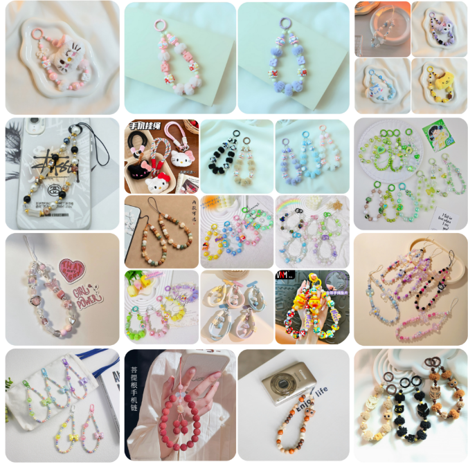 【 Vivi 】Key &phone chain and long chain lucky bags (arrive about 7-12 days)