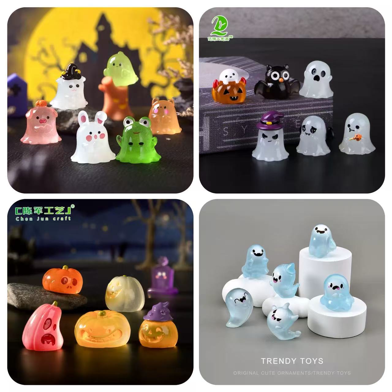 【 Vivi 】Luminous Halloween Collection 10 colours card Lucky bags  (arrive about 7-12 days)