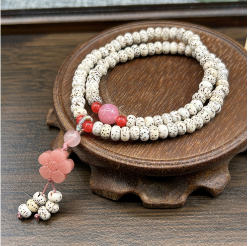 【 Vivi 】Natural poojina bracelet Bodhi bracelet    (arrive about 7-12 days)