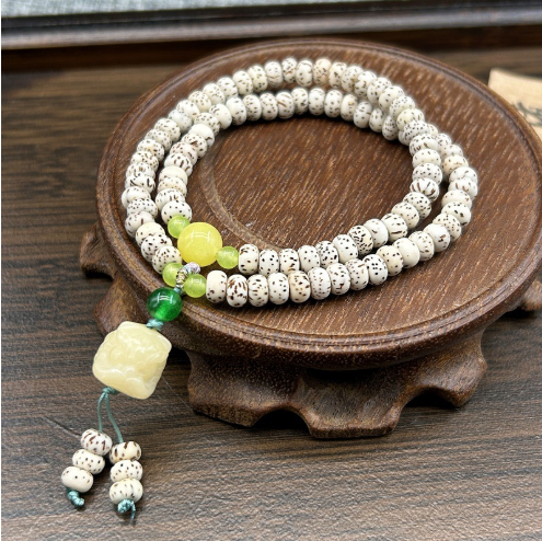 【 Vivi 】Natural poojina bracelet Bodhi bracelet    (arrive about 7-12 days)