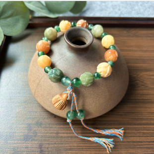 【 Vivi 】Natural poojina bracelet Bodhi bracelet    (arrive about 7-12 days)