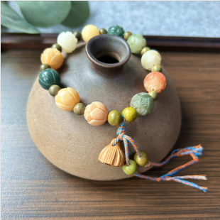 【 Vivi 】Natural poojina bracelet Bodhi bracelet    (arrive about 7-12 days)