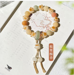 【 Vivi 】Natural poojina bracelet Bodhi bracelet    (arrive about 7-12 days)