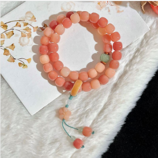 【 Vivi 】Natural poojina bracelet Bodhi bracelet    (arrive about 7-12 days)