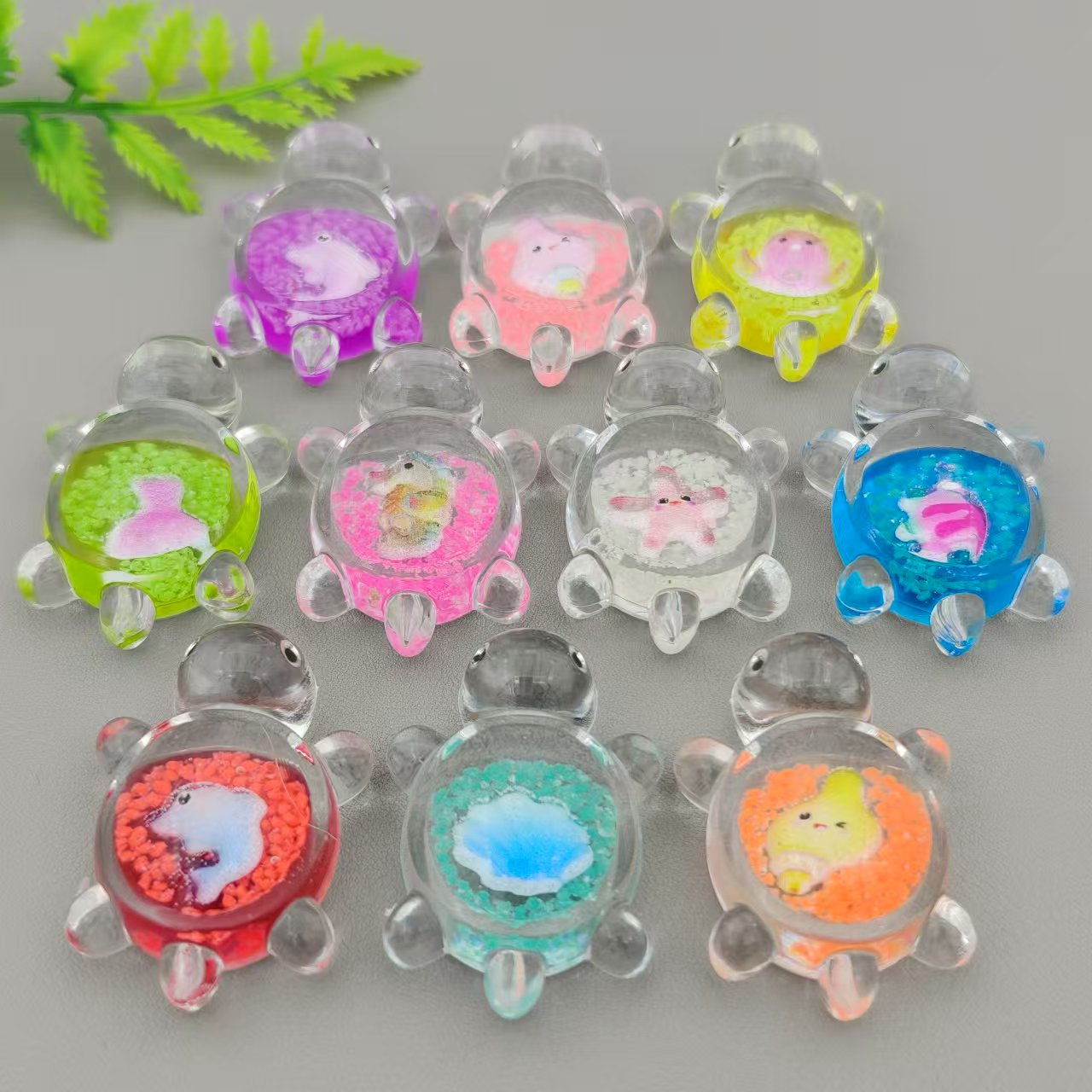 【Vivi】 Luminous Turtles&Tortoise collection 10 colour card lucky bags ( arrive about 7-12 days )