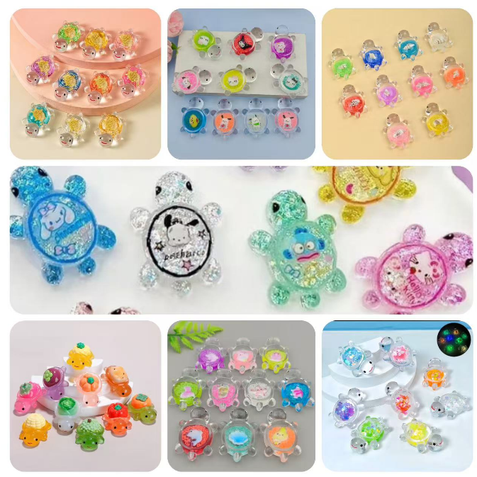 【Vivi】 Luminous Turtles&Tortoise collection 10 colour card lucky bags ( arrive about 7-12 days )