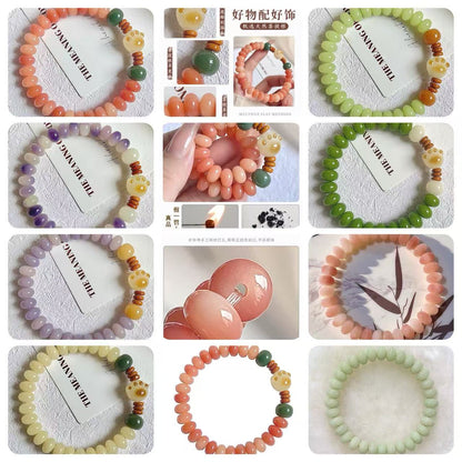 【 Vivi 】Natural poojina bracelet Bodhi bracelet    (arrive about 7-12 days)