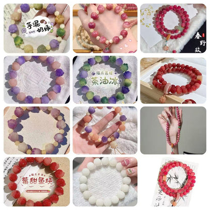 【 Vivi 】Natural poojina bracelet Bodhi bracelet    (arrive about 7-12 days)