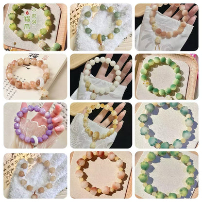 【 Vivi 】Natural poojina bracelet Bodhi bracelet    (arrive about 7-12 days)