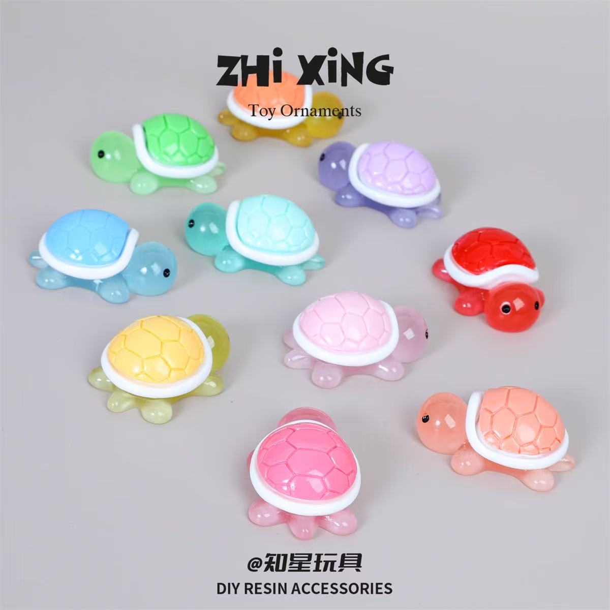 【Vivi】 Luminous Turtles&Tortoise collection 10 colour card lucky bags ( arrive about 7-12 days )
