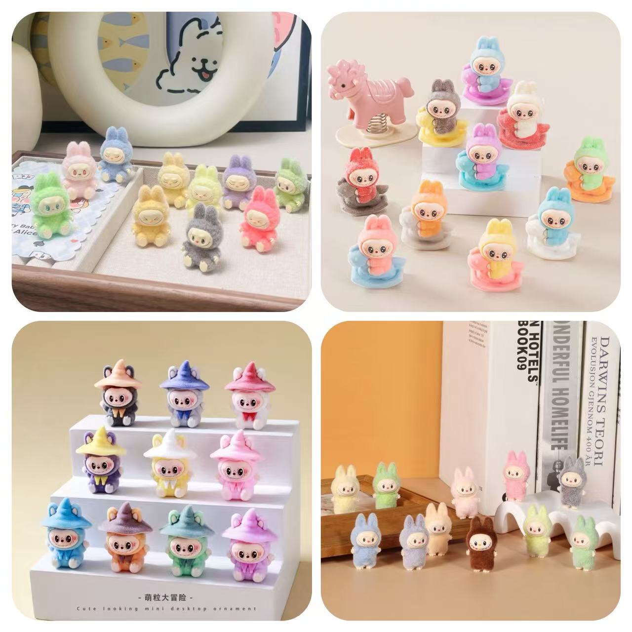 【Vivi】Labubu Carving 10 colours card Lucky bags Collection (arrive about 7-12 days)