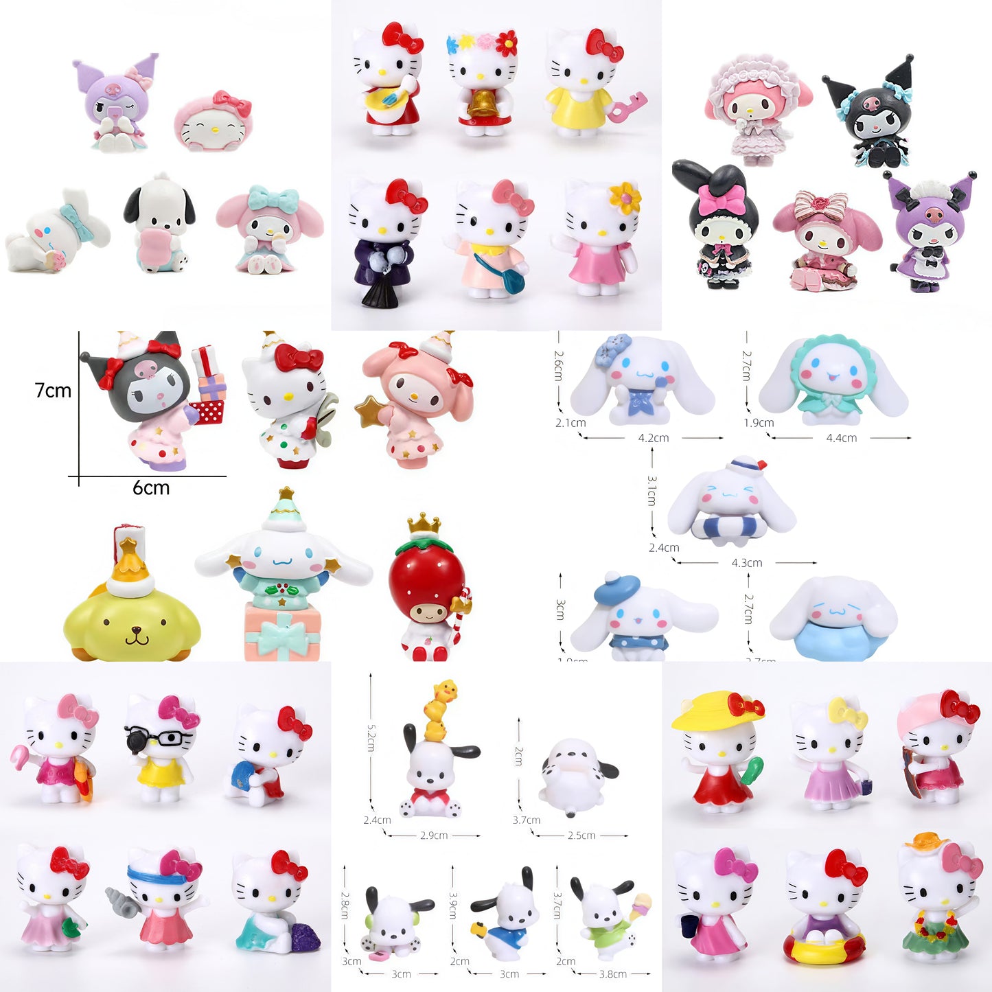 【 Vivi】Luminous various Sanrio collection 10 colours card Lucky bags  (arrive about 7-12 days)