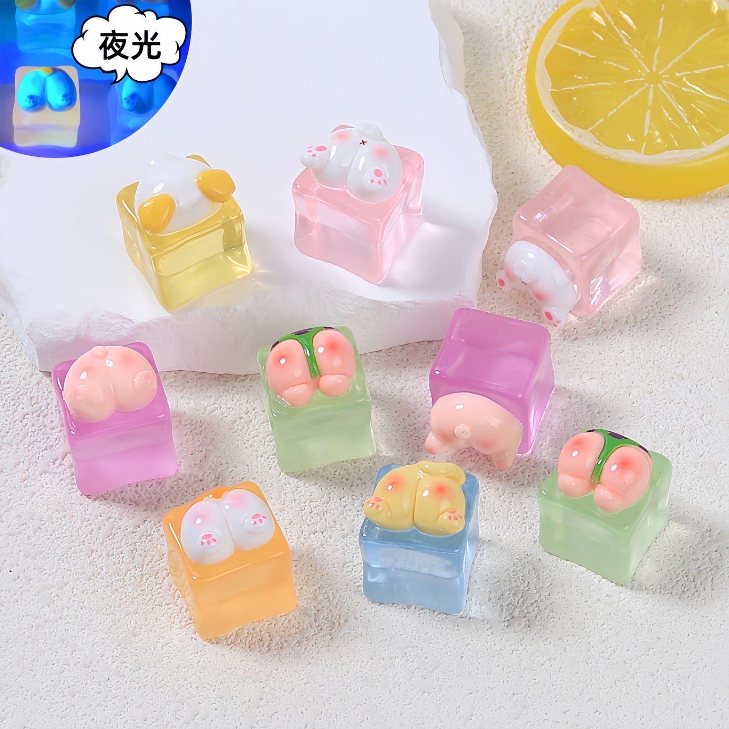 【Vivi】Non-Animal Series Carvings 10 colours card Lucky bags  (arrive about 7-12 days)