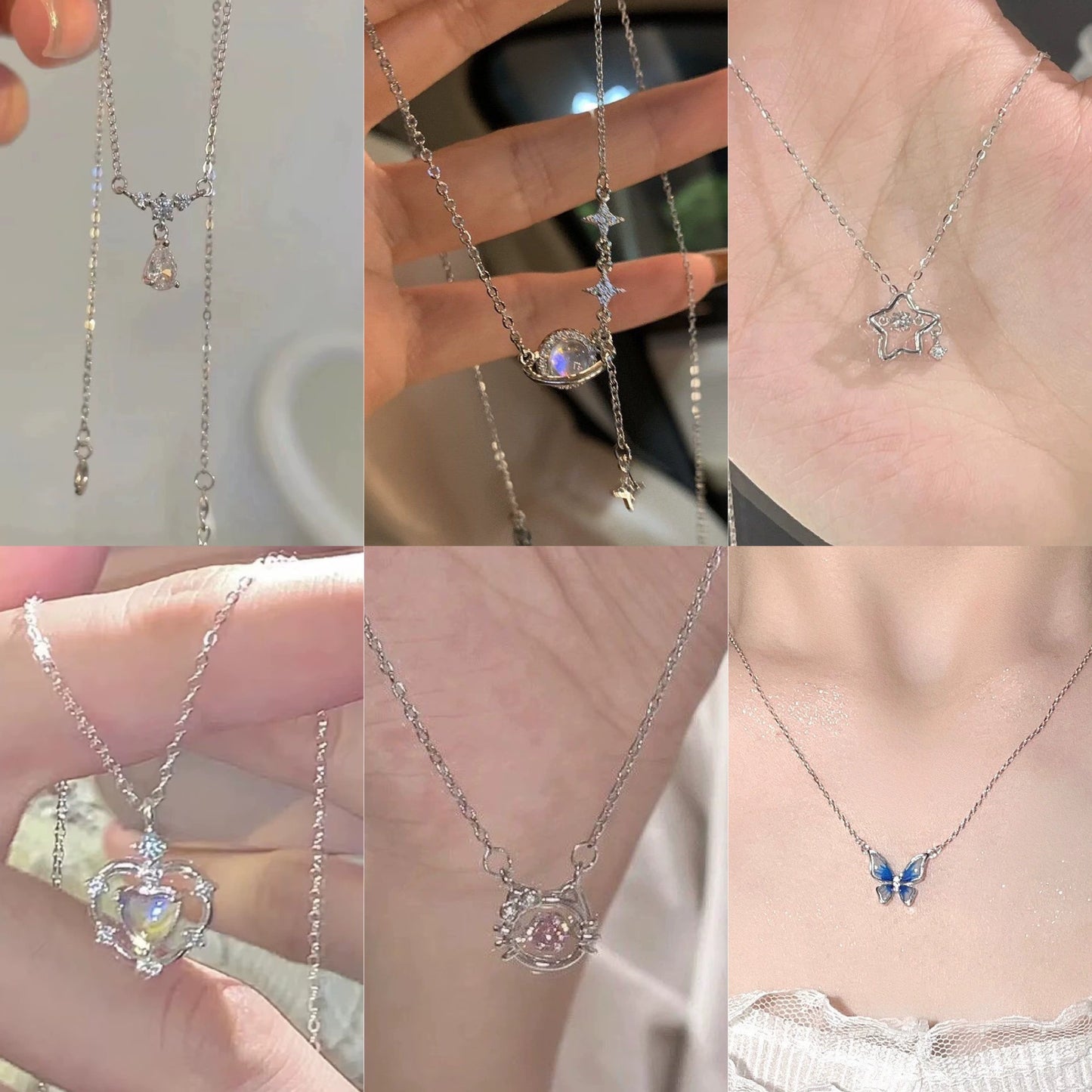 【Vivi】Necklace   ·  Nails   ·  Earring  ·  Ring   Lucky  bags    (arrive about 7-12 days)
