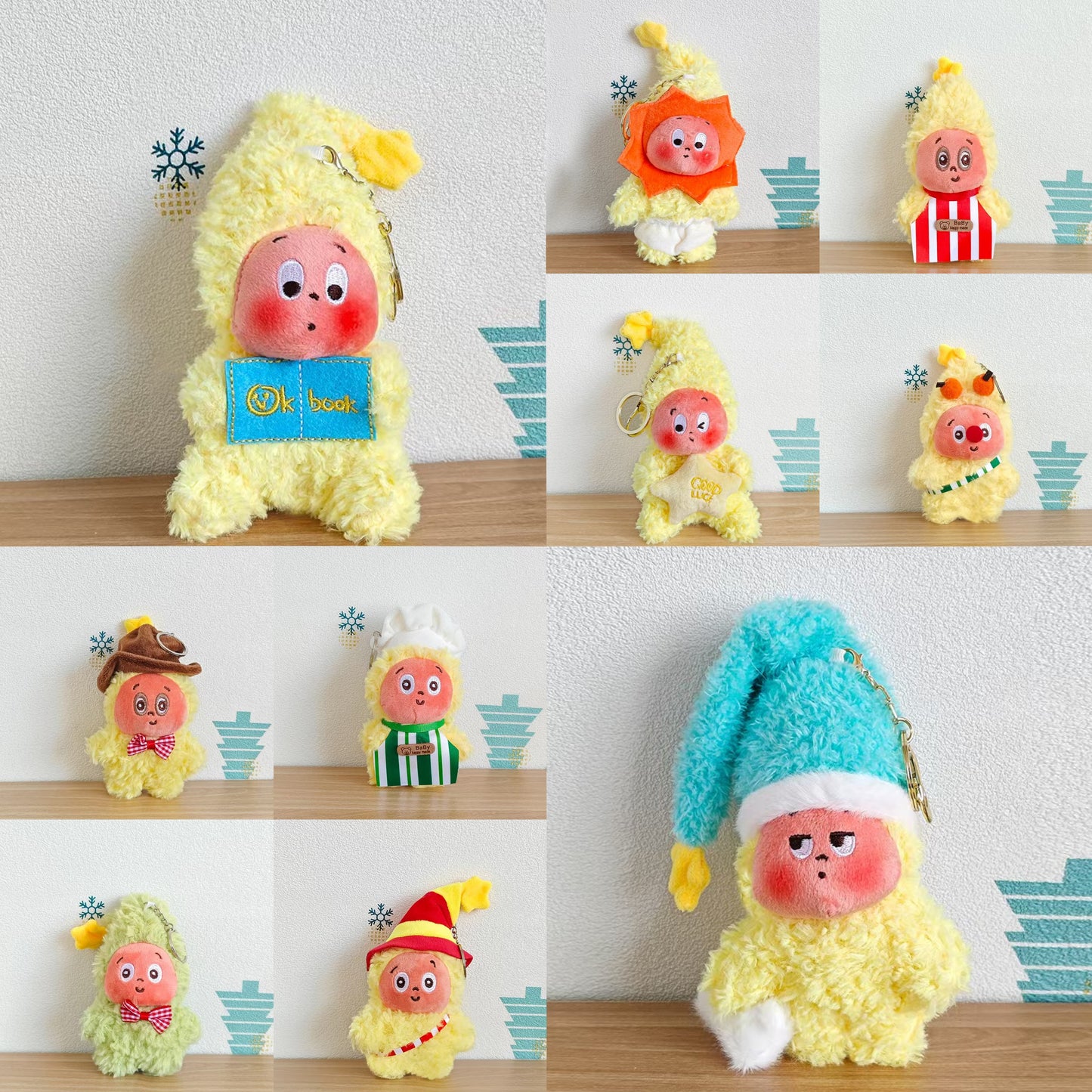 【 Mia】Various small plush toys    (arrive about 7-12 days)