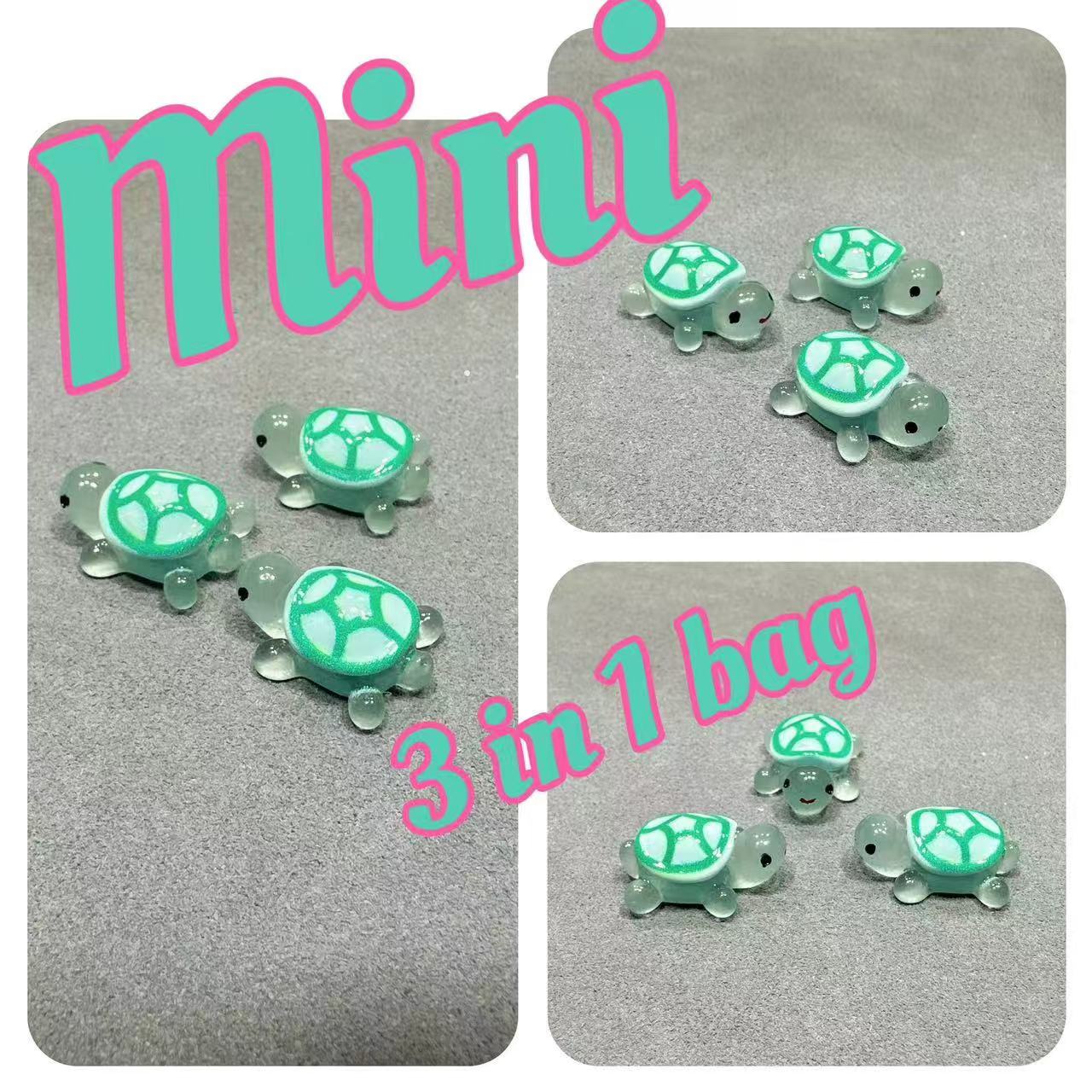 【Vivi】 Luminous Turtles&Tortoise collection 10 colour card lucky bags ( arrive about 7-12 days )