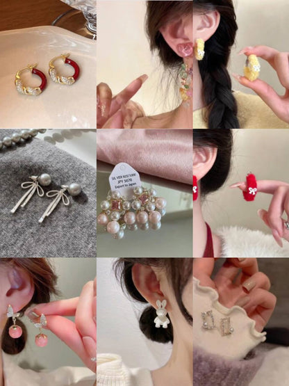 【Vivi】Necklace   ·  Nails   ·  Earring  ·  Ring   Lucky  bags    (arrive about 7-12 days)