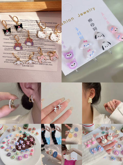 【Vivi】Necklace   ·  Nails   ·  Earring  ·  Ring   Lucky  bags    (arrive about 7-12 days)