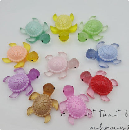 【Vivi】 Luminous Turtles&Tortoise collection 10 colour card lucky bags ( arrive about 7-12 days )