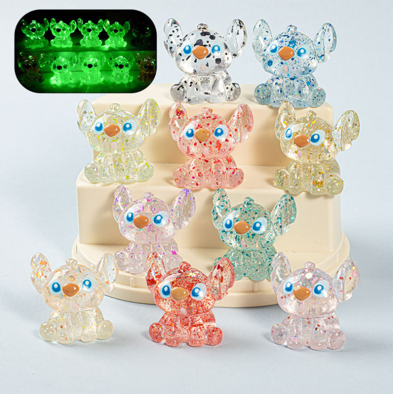 【Vivi】Stitch carving collection 10 colours card Lucky bags  (arrive about 7-12 days)