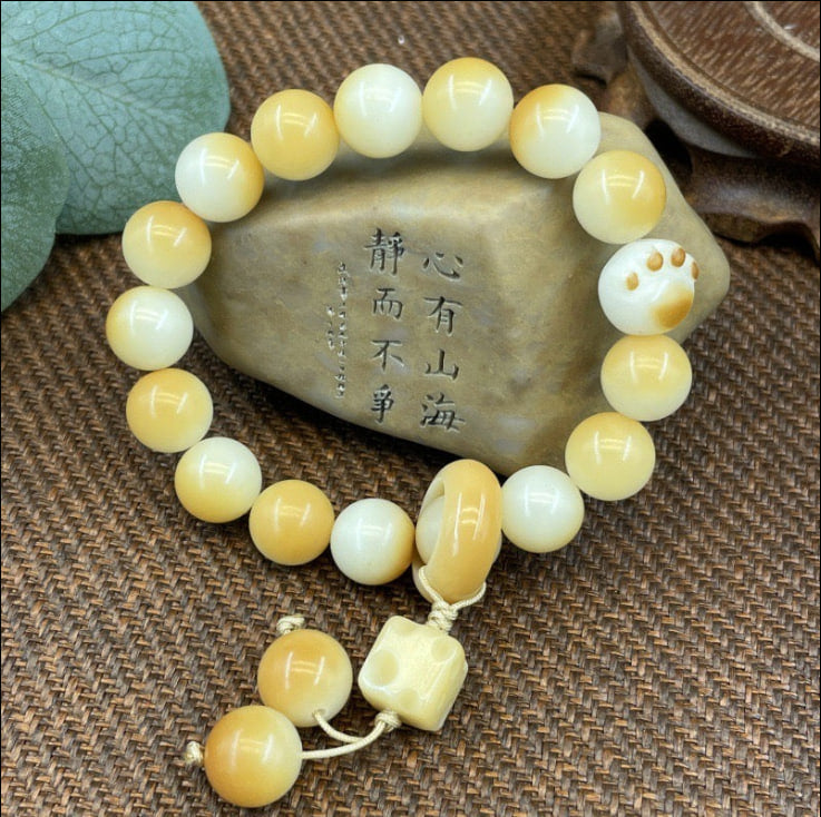 【 Vivi 】Natural poojina bracelet Bodhi bracelet    (arrive about 7-12 days)