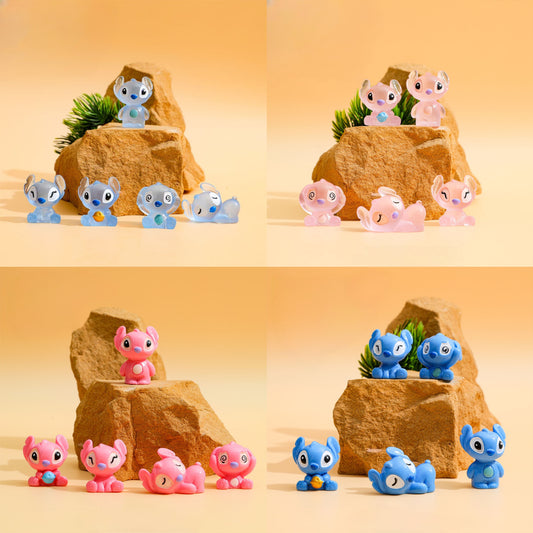 【Vivi】Stitch carving collection 10 colours card Lucky bags  (arrive about 7-12 days)